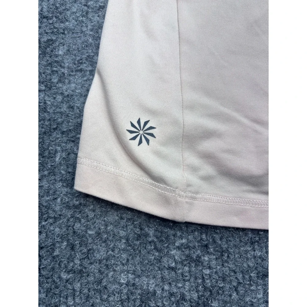 Athleta Womens Pink Mesh Racerback Performance Workout Tank Top Medium RN 54023 - Picture 5 of 6